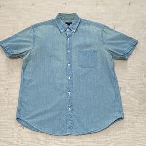 J.Crew Light Blue Denim Men's Shirt